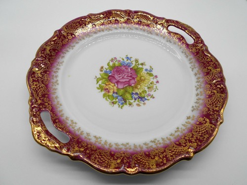Plat gâteaux décor floral - gÂteaux,