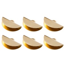  100pcs demi-cercle clip pompon clip en forme d'éventail bijoux fermoirs sac