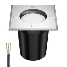 Luminaire encastré de sol RELI pour l'extérieur acier inoxydable carré IP67