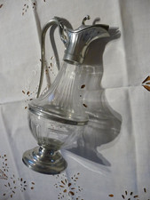 Belle Aiguière poinçonnée  Étain du Manoir ( ref 1 )