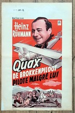 belgian poster QUAX DER