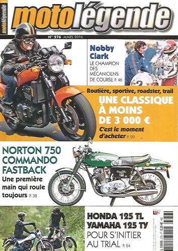 Moto legende 276 norton 750 - moto,