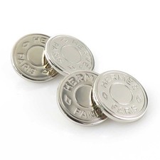 Auth HERMES Selle Boutons de