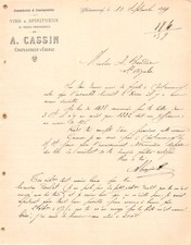 1897   VINS & SPIRITUEUX A