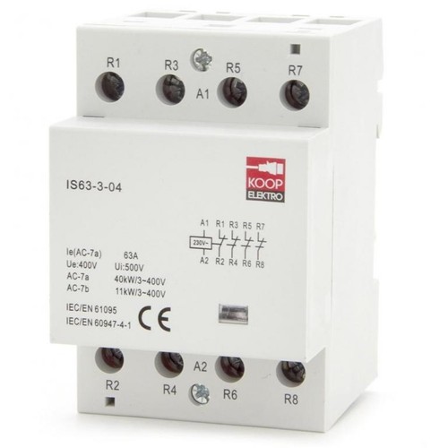 Contacteur modulaire 63a - contacteur,