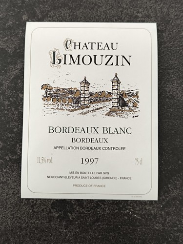 étiquette vin château - de,