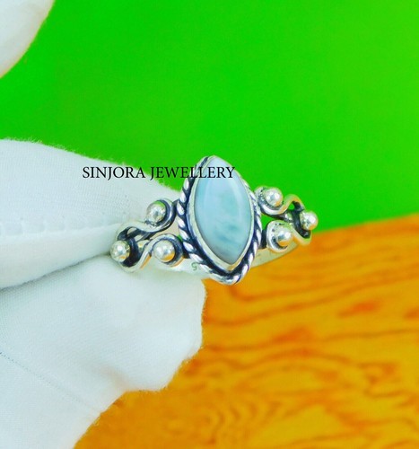 Bague cadeau larimar gemstone - bague,