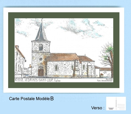 15202 carte postale - b,