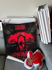 SOLDES Mylène Farmer Affiche officielle 80x60 cinéma Nevermore Le Film officiel