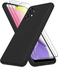 Coque Noir , Verre Trempé Samsung Galaxy A11 A12 A13 A14 A23 A33 A34 A53 A54 A72