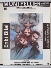 Affiche Enki Bilal Le sommeil du monstre 1999  BD 55 x 40 bande dessinée 