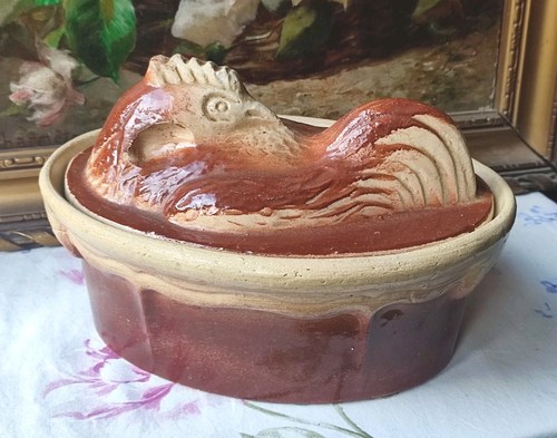 Ancienne terrine couvercle - ancienne,