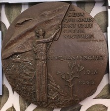 MÉDAILLE EN BRONZE DELAMARRE