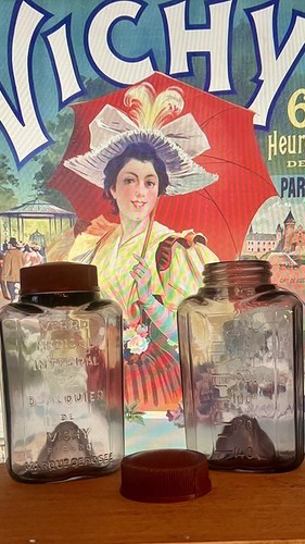 Ancien flacon cure bleu - 2,