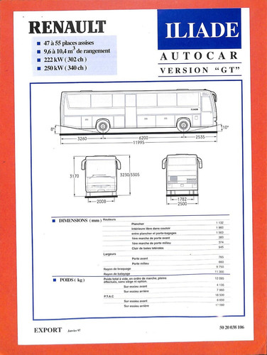 Autocar renault iliade - autocar, /