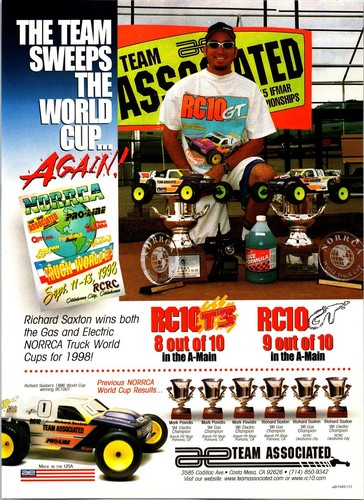Rc10t3 truck print team - print, ad