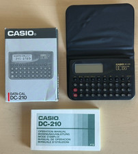 CASIO DATA-CAL DC-210 Vintage Calculatrice Calculator Rechner Organizer JAPAN