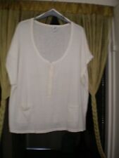 Pull court Neuf angora mélangé Jacqueline Riu XL