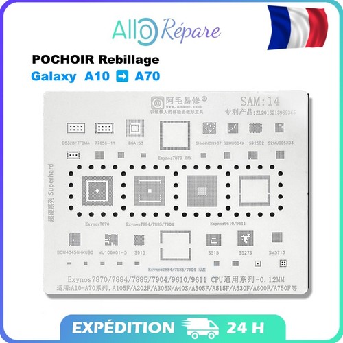 Pochoir rebillage bga reball - pochoir,