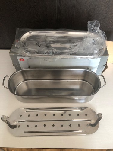 Grande poissonnière acier - en,