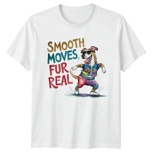 Shirt drôle chien lisse - t-shirt,