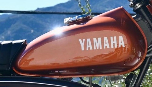 Yamaha at2 125 1973 brown - yamaha,
