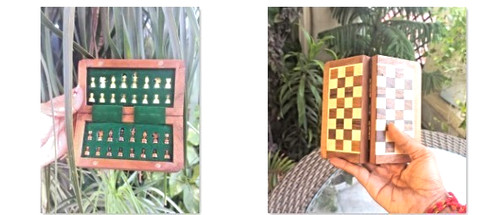 Jeu échecs voyage - jeu, d'échecs