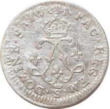 CD0963 Rare 4 Sols 2 Deniers