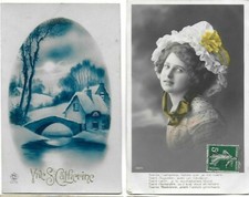2 CPA carte postale ancienne