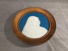 Cadre Médaillon Rond Faience