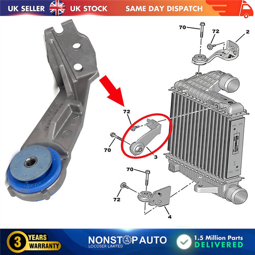 Support central radiateur - central,