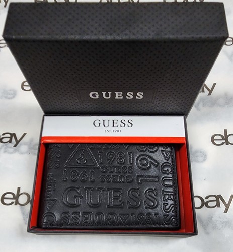 Neuf guess cuir - cuir, noir,