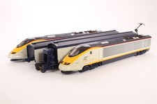 JOUEF 748300 3211 + 3212 TGV EUROSTAR Version Modélisme, Set 4 Éléments