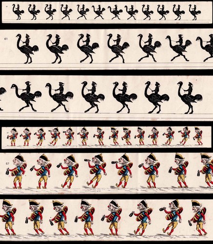 Bande zootrope 1860 - de,