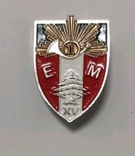 Insigne Opex Liban, 1er Chasseurs, État-major 15e Mandat 