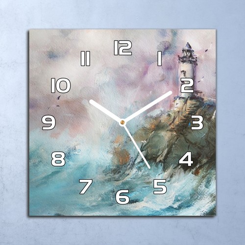 Horloge murale verre 30x30 - murale,