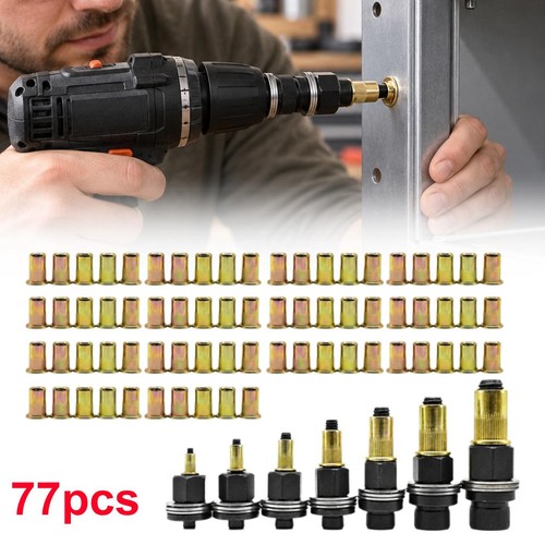 Kit complet 77pcs écrou - Écrou, rivet