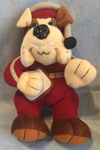 Nascar plush bulldog - bulldog, crew
