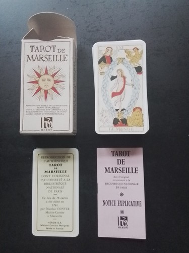 Tarot marseille jeu 78 - de,