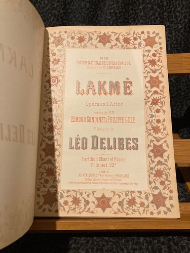 Delibes lakmé partition chant - partition,