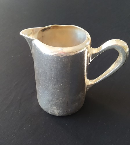 Pot lait metal argente - pot,