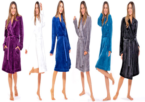 Super soft fleece robe plush - robe,