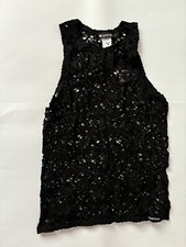 débardeur ajouré noir sexy