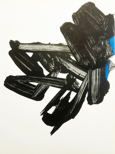 Pierre soulages lithographie - pierre,