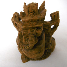Statuette ganesh bois - statuette, en