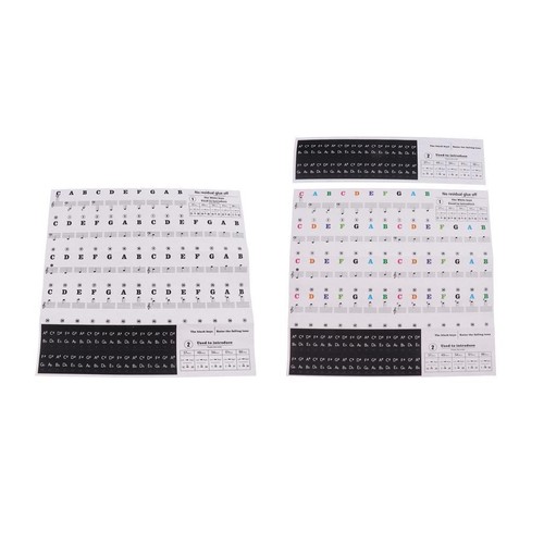 Autocollants clavier piano - clavier,