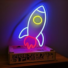 Fusée LED Néon Bouclier