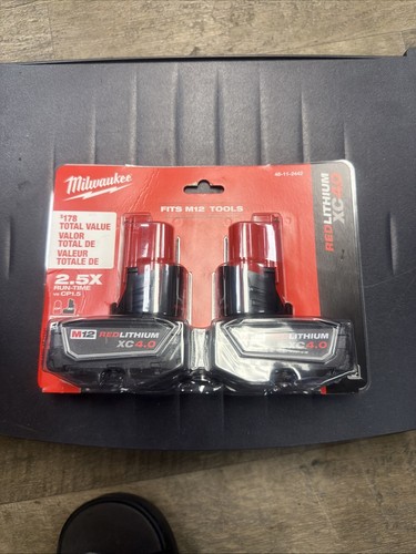 Milwaukee m12 redlithium xc4 - milwaukee,