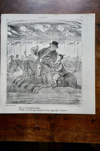 Daumier lithographie - daumier,,