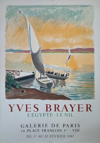 Yves brayer affiche expo - yves,